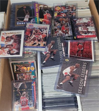 Nice Sports Card Collection with Michael Jordan