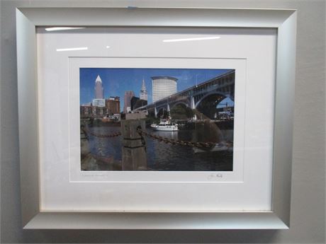 Signed Professional Photograph "Cleveland Sky Line #1"