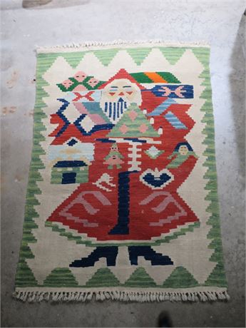 Santa Claus Tapestry Rug