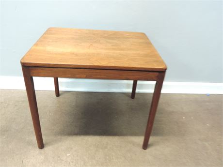 MID-CENTURY Modern Solid Wood Side Table