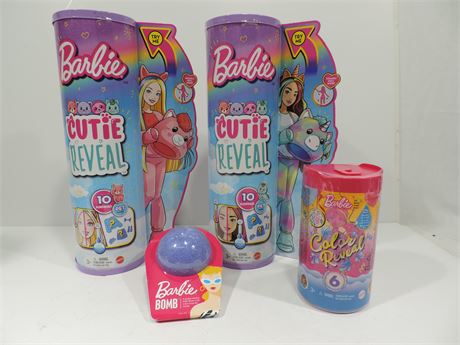BARBIE Cutie Reveal Set / Bath Bomb / Color Reveal
