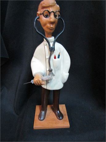 Italian Wood Carved Doctor