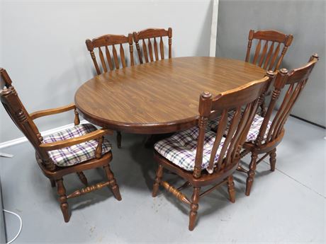 Pine Dining Table Set