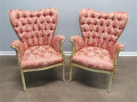 2 French Provincial Deutsch Bros. Inc. Side/Occasional Chairs