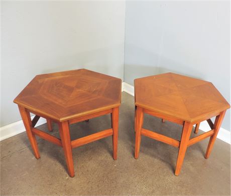 Vintage Heritage Solid Wood End Table Set