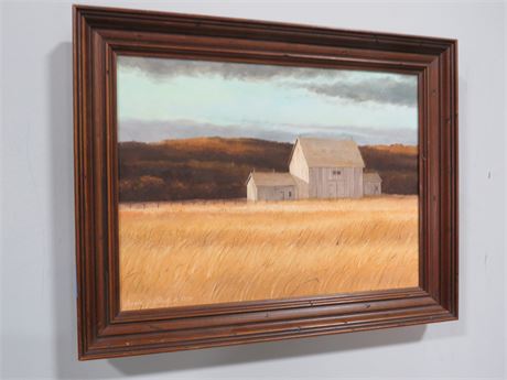 DAVID PAVLAK "Wheatfields" Canvas Painting