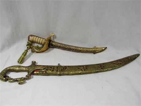 Decorative Dagger and Sword