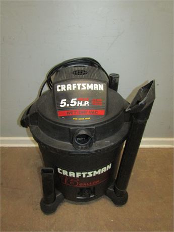 Craftsman 5.5 HP Wet and Dry Shop Vac.