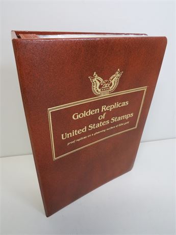 United States Stamps 24kt Golden Replica Collection