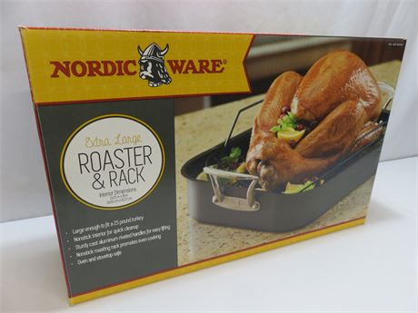 NORDIC WARE Extra Large Roaster & Rack