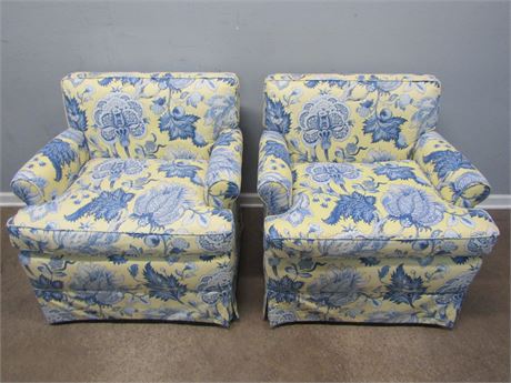Vintage Floral Arm Chairs