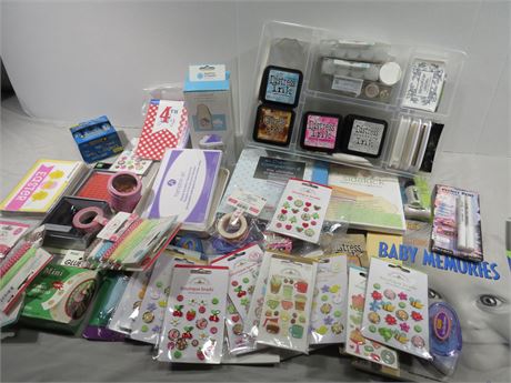 Crafting/Scrapbooking Supplies Lot