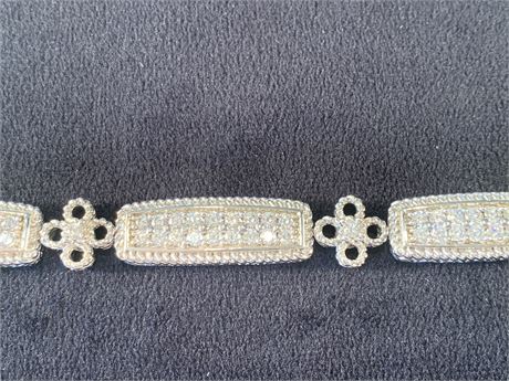 Judith Ripka Sterling Silver Bracelet