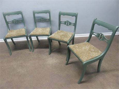 Hand Painted Dining Chair Set