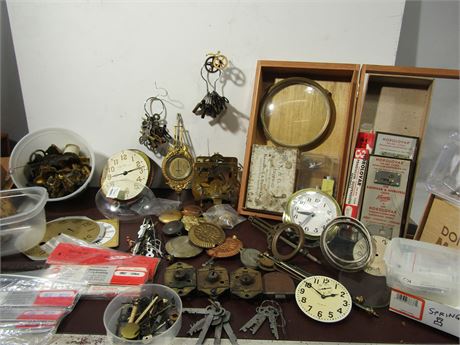 Antique Clock Parts and Supplies