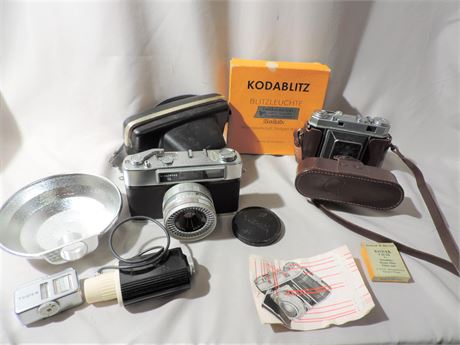 Vintage Kodak Cameras / Cases / Accessories