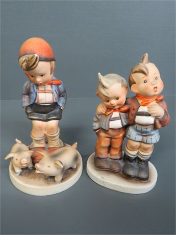 HUMMEL Farm Boy / Max & Moritz Figurines