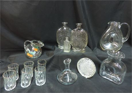 Glass Pitchers / Vases / Tumblers