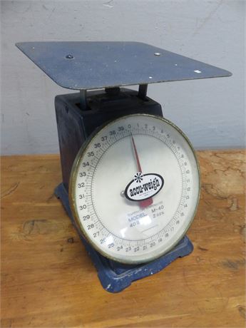 Vintage ACCU-WEIGH Dial Scale