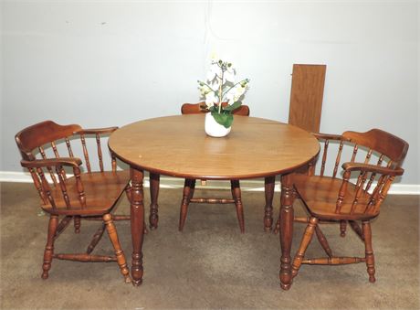 Walter of Wabash Dining Table / Three Chairs