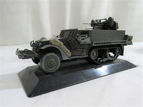 Large 21st Century Toys 1:18 Scale US Halftrack M16 Multi-Gun Motor Carriage