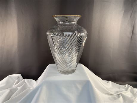 Waterford Crystal Arrington/Gold Vase