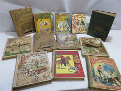 12 Vintage BILLLY WHISKERS Children's Books