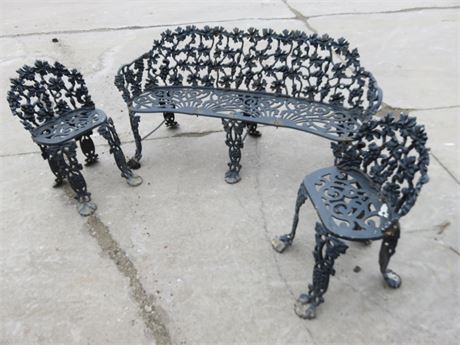Cast Iron Garden Seating Group