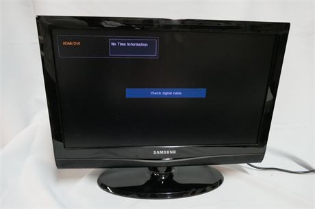 Samsung 22" Television Model #LN22C350D1D