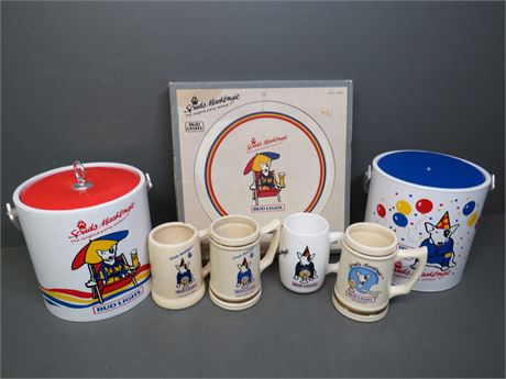 BUD LIGHT Spuds Mackenzie Collectibles