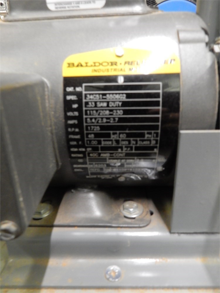 Transitional Design Online Auctions - Baldor Reliance Belt Sander