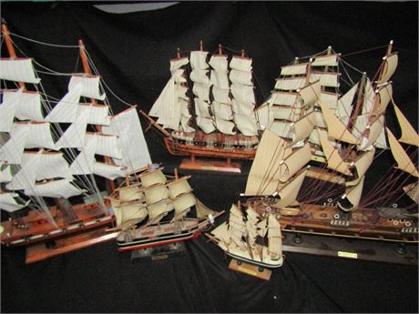 Wooden Model Tall Ships Collection