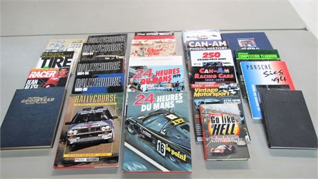 24 Misc. Racing/Motorsports Books - Rallycourse, 24 Heures Du Mans etc.