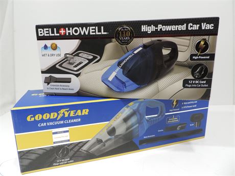 NEW GOOD YEAR CAR VAC / BELL & HOWELL