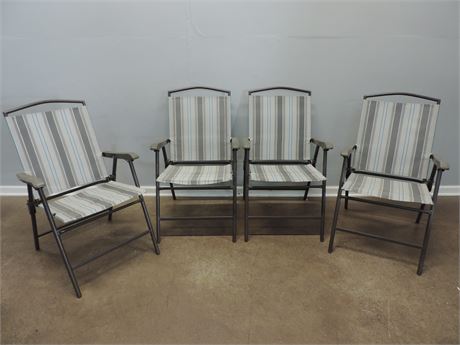 Patio / Sunroom Nylon Folding Chair Set