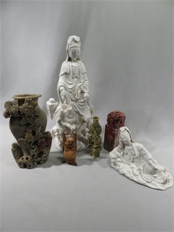 Asian Soapstone Sculptures / Figurines