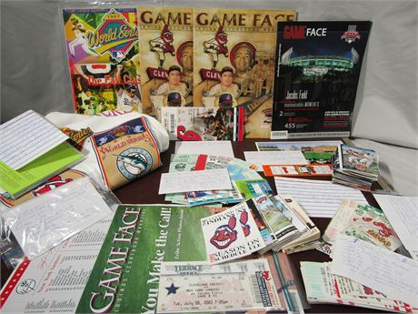 Indians Ticket Stubs and Collectibles
