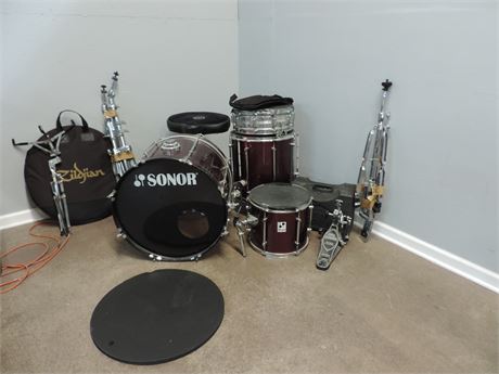 Complete Force Sonor Drum Set