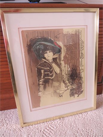 MARJORIE TOMCHUK "The Devine Sarah" Limited Edition Lithograph