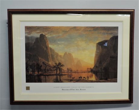 ALBERT BIERSTADT / Valley of the Yosemite / Museum of Fine Arts / Boston