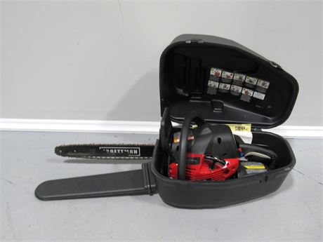 Craftsman 18" 42cc 2-Cycle Chain Saw with Case