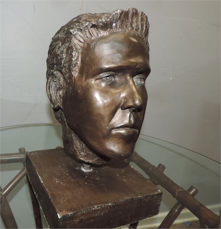 Bronze Style Plaster Bust Sculpture