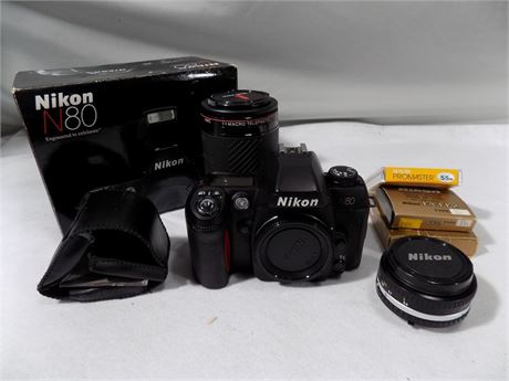 Nikon Camera N80 & Lens