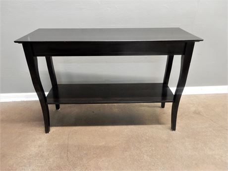 Dark Wood Console Table