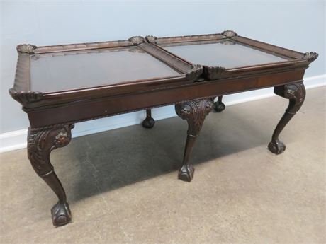 Vintage Chippendale Style Coffee Table