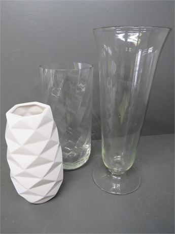 Crystal / Ceramic Vases