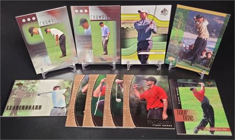 TIGER WOODS UPPER DECK COLLECTABLE GOLF TRADING CARDS