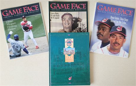 Cleveland Indians Jacob's Field Inaugural Commemorative Book and Magazines