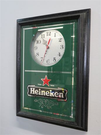 HEINEKEN Wall Clock Sign