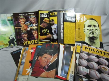 Pittsburgh Pirates and Steelers Yearbooks and More !